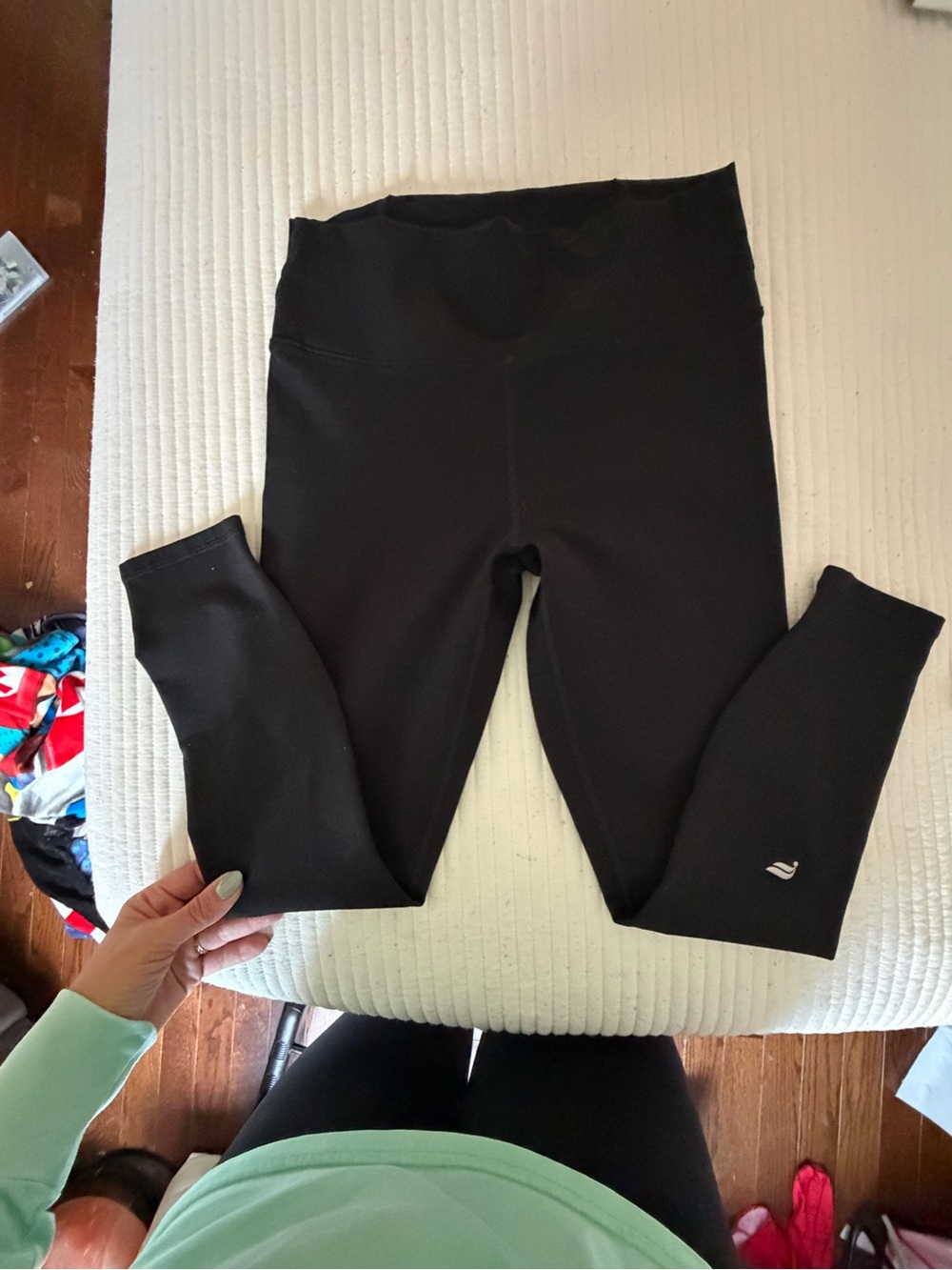 Fabletics Black High-Waist powerhold Performance 7/8 Leggings